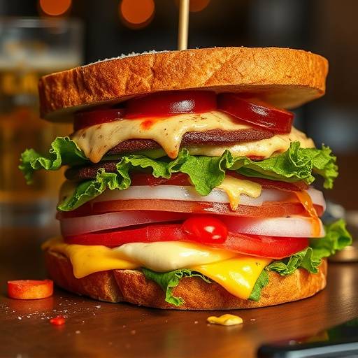 A flavorful Gatsby sandwich, overflowing with fillings